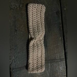 Handmade Knit Headband in Beige